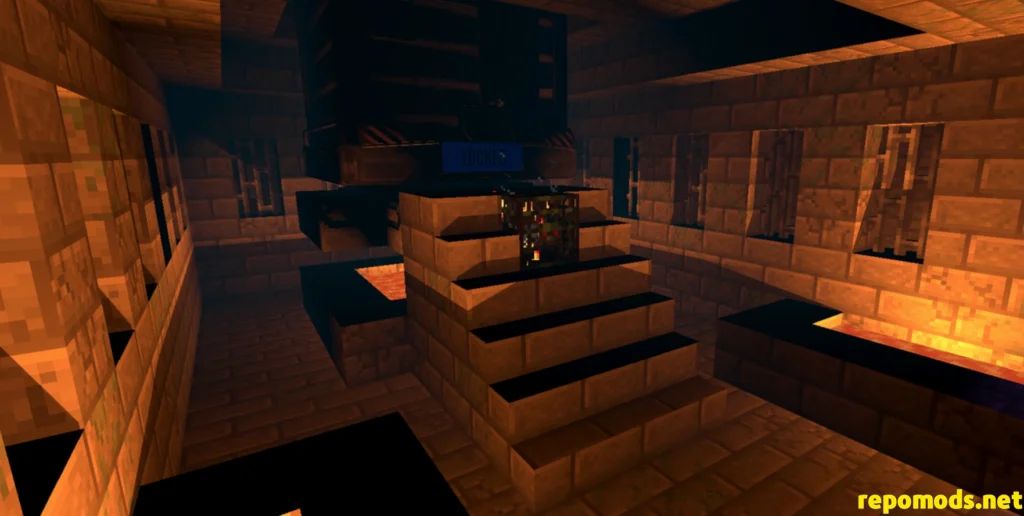 Minecraft Stronghold Level extraction room