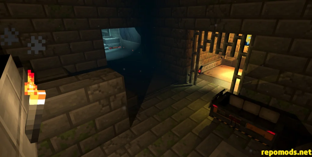 Minecraft Stronghold Level starting room